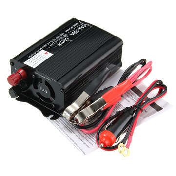 Solar Power Inverter 500W Peak 12V DC To 220V AC Modified Sine Wave Converter (COLOR.: BLACK)