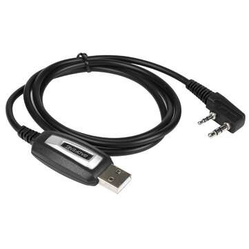 BAOFENG 2 Pins Plug USB Programming Cable for Walkie Talkie UV-5R BF-888S for Kenwood Wouxun Walkie
