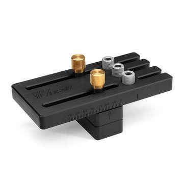 Wnew Woodworking Dowel Jig Set Drill Guide Locator Dowelling Jig Master Kit for 6/8/10mm Dowels