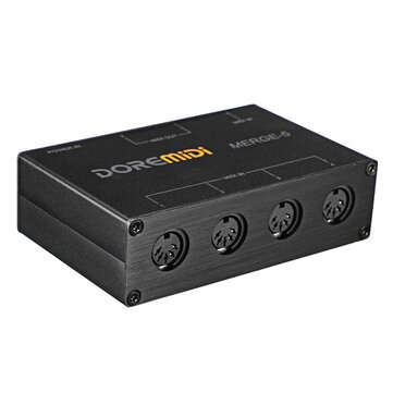 DOREMiDi MIDI Interfaces Controller Merger 5 MIDI Input 2 MIDI Output Support USB Power MERGE-5