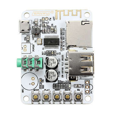 SANWU bluetooth Audio Receiver Digital Amplifier Board With USB Port TF Card Slot Decoding Play