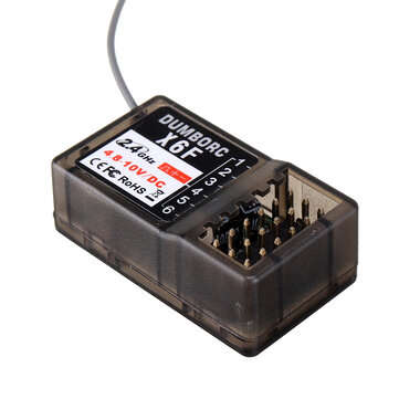 DumboRC X6F 2.4G 6CH Receiver without Gyro Compatible X4 X5 X6 RC Transmitter Remote Controller