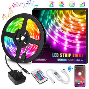 SOLMORE Light Strips Music RGB light strips Smart Phone App Controll... (LENGTH: 10M | PLUG: EUPLUG)