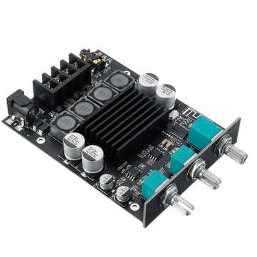 ZK-1002T 100W*2 High and Bass Adjustment bluetooth 5.0 Audio Power Amplifier Board Module Subwoofer