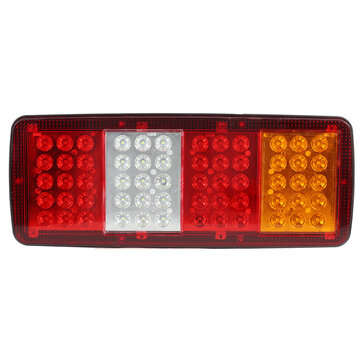 24V 60 LED Tail Turn Signal Running Reverse Brake Light For Trailer Truck Boat RV