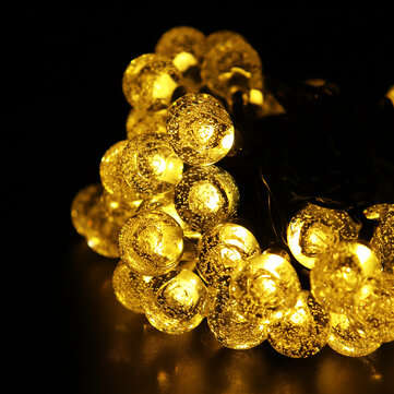 5/7/12/22M Solar Powered LED String Light strip Waterproof ... (LENGTH: 5M | LIGHT COLOR: WARMWHITE)