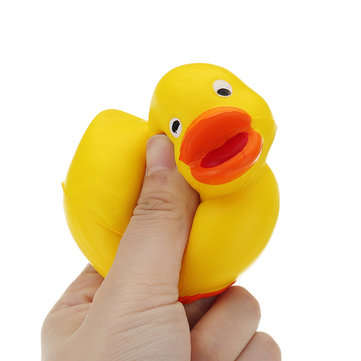 Mini Yellow Duck Squishy 6.5*5.1 CM Slow Rising With Packaging Collection Gift Soft Toy