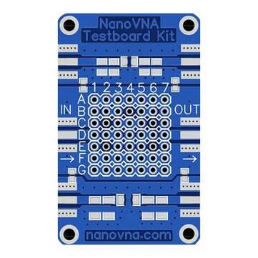 NanoVNA Testboard Kit VNA Vector Network Analysis Test Demo Board J8