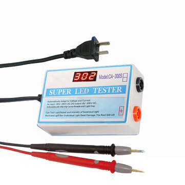 LED Strips Tester 0-300V Output LED Backlight Tester for LED Application TV Mon... (ADAPTOR: EUPLUG)