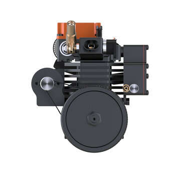 Toyan FS-S100A RC Engine DIY Kit Four-Stroke Methanol Engine Kit with Base and All Start Kits for 1: