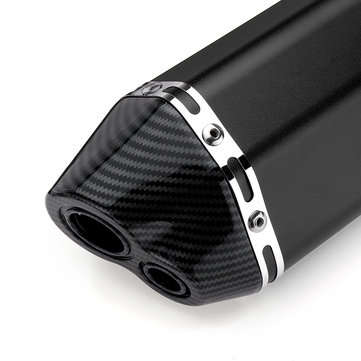 470mm Universal Stainless Steel Motorcycle Dirt Bike Exhaust Muffler Pipe 38-51mm