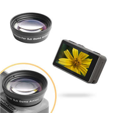 Portable Anti-Shake 180 Degree Optical Glass Lens 15X Zoom HD Macro Lens Transmittance Lens Sports F