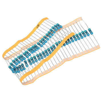 50pcs 1W 51R Metal Film Resistor 1% 51 ohm Resistance