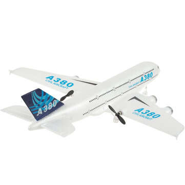 A380 Airbus 420mm Wingspan 2.4G 3CH EPP RC Airplane Fixed-wing Glider RTF Built-in Gyro Battery