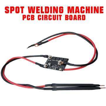 DIY PCB Circuit Board Spot Welder Portable 12V Battery Storage Spot Welding Machine with Spot Welder