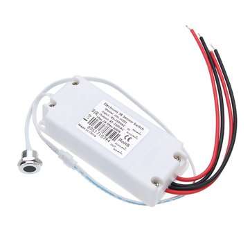 AC 85-250 2A Touchless IR Infrared Body Motion Sensor On/Off Light Switch For Kitchen Cabinet