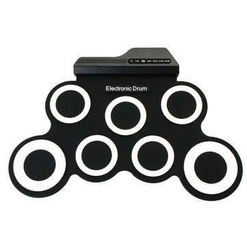 Digital Portable Roll Up Electronic Drum Kits Pad with Pedal Drum Sticks