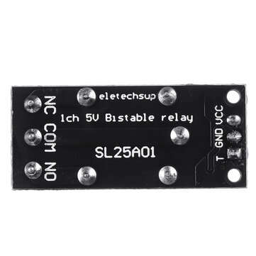 1 Channel 5V Bistable Self-locking Relay Module Button MCU Low-level Control Switch Board