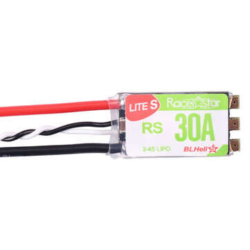 Racerstar RS30A Lites 30A Blheli_S 16.5 BB2 2-4S Brushless ESC Support Dshot600 for RC Drone FPV Rac