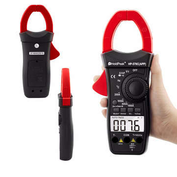 HoldPeak Digital Clamp Multimeter HP-570C-APP 1000A AC/DC Current Voltage Temperature Meter Link to
