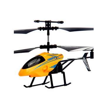 D728 3.5CH Fall Resistant Led Light USB Chargering Alloy Remote Control RC Helico... (COLOR: YELLOW)