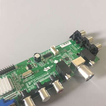 DS.D3663LUA.A81.2.PA V56 V59 Universal LCD Driver Board Support DVB-T2 TV Board+7 Key Switch+IR 3663