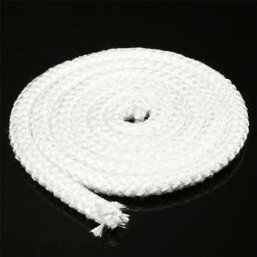 2M 12.7mm Wood Fire Stove And Heater Rope Seal Fibreglass Fiber Cloth Rope