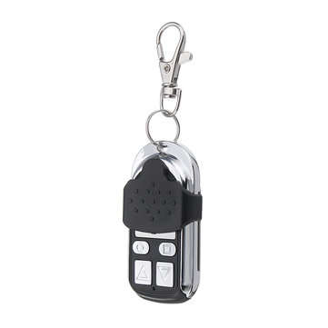 Universal 4 Buttons 433MHz Electric Remote Control Switch Key Fob with Chip Garage Door