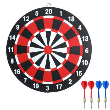 12 Inch Dart Game Wall Dart Two-sided Printing Indoor Outdoor Entertainment Games For Adults
