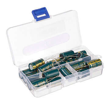 Geekcreit 20PCS 100V 330uf High Frequency Low Resistance Long Life Aluminum Electrolytic Capacitor