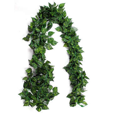 5pcs Artificial Hanging Vine Plant Leaves Ivy Plant Garland (TYPE: TYPEC)