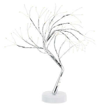 108 LED 3D Tree Table Lamp USB Battery Dual Use Night Light for Home Holiday Bedroom Indoor Kids Bar