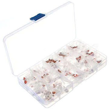 300 Pcs 2pF-0.1F Ceramic Capacitors Kit With Component Box