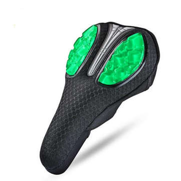 ROCKBROS Men Bike Saddle Cover Ultra Soft SiliconE Mountain Bike Seat Cover Super... (COLOR.: GREEN)