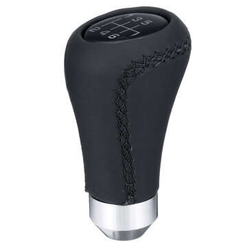 Universal 6 Speed Gear Shift Knob Shifter Lever With 8mm 10mm 12mm Hoses (color.: Black)