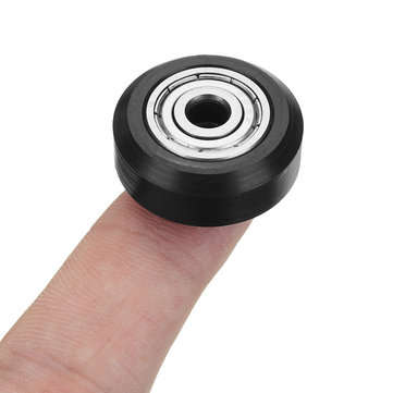 5mm POM Black Idler D Type Wheel Wheels CNC Engraving Millling Machine Accessories