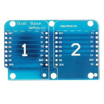 Double Socket Dual Base Shield For D1 Mini NodeMCU ESP8266 DIY PCB D1 Expansion Board