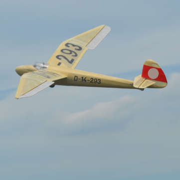 Tony Ray`s AeroModel Minimoa 1422mm Wingspan 1/12 Scale Balsa Wood Laser Cut RC Airplane Glider KIT