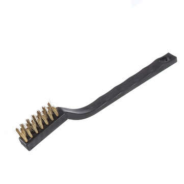 Heated Bed Nozzle Cleaning Brush Set + Curved Nose Tweezers + 0.4mm Nozzle Cleaning Needle*5pcs +  0