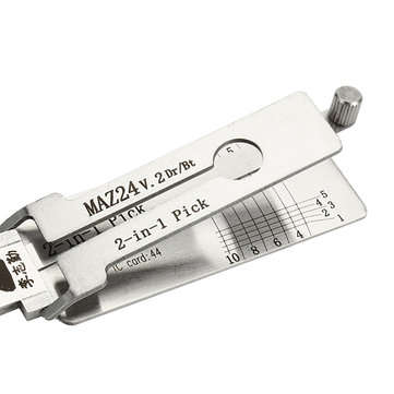 DANIU MAZ24 2 in 1 Car Door Lock Pick Decoder Unlock Tool Locksmith Tools