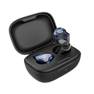BGVP Q2S TWS Headphones Wireless bluetooth 5.2 Earphones Dual-use Universal Sports... (COLOR: BLACK)