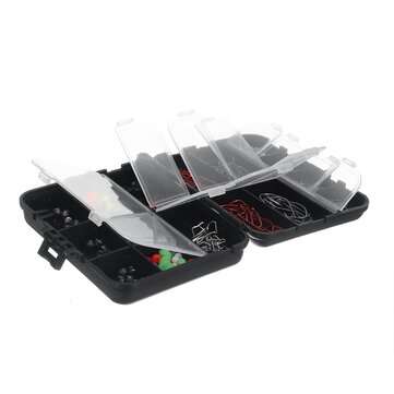 212 Pcs Fishing Lures Set Metal Fishing Hooks Fishing Tackle with Storage Box