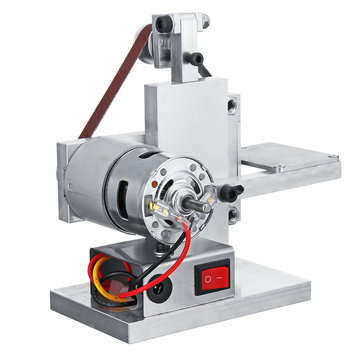 220V DIY Mini Belt Sander Knife Apex Edge Sharpener Grinding Polishing Machine 330x10mm Belt