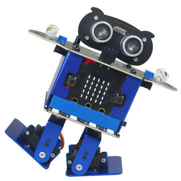 Xiao R HappyBot Microbit Smart Programmable Obstacle Avoidance APP/Stick Control RC Dancing Robot