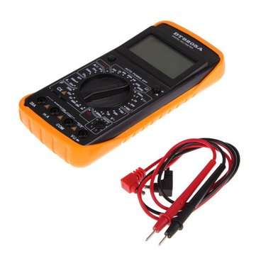 DT9205A Handheld Lcd Display Digital Multi Meters DMM with AC/DC Amp Volt Resistance Capacitance Tes