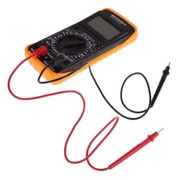 DT9205A Handheld Lcd Display Digital Multi Meters DMM with AC/DC Amp Volt Resistance Capacitance Tes