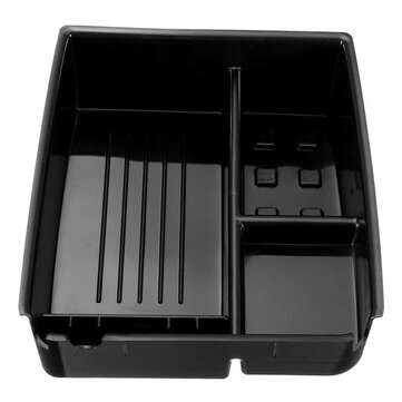 Central Armrest Storage Box Organizer Center Console Holder Bin For Kia