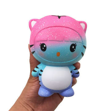 GiggleBread Tiger Squishy 12*9.5*7.5cm Slow Rising With Packaging Collection Gift Sof... (COLOR.: B)