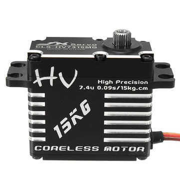 JX CLS-HV7315MG 15KG HV High Precision Steel Gear Digital Coreless Servo