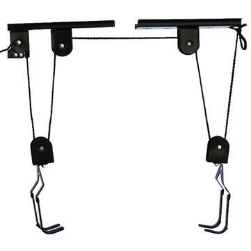 Bicycle Storage Rack Wall Mounted Bike Lift Pulley System Bike Hanger Hook Heavy Duty Solid Steel Ce